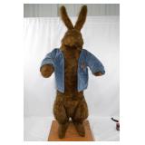 The Hen House Large Plush Rabbit on Stand