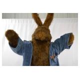 The Hen House Large Plush Rabbit on Stand