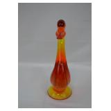Vintage Hand-Blown Viking Glass Epic Duck Figure