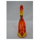 Vintage Hand-Blown Viking Glass Epic Duck Figure