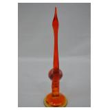 Vintage Viking Glass Long Neck Crane Figurine