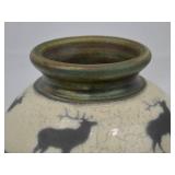 Jeremy Miller Deer Raku Pottery