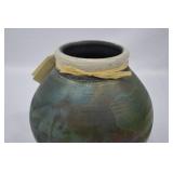 Raku Pottery Vase