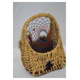 Native American Basket And Totem Pole