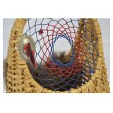 Native American Basket And Totem Pole