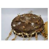 Lot of 2 Native American Drums