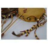 Lot of 2 Native American Drums