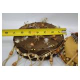 Lot of 2 Native American Drums
