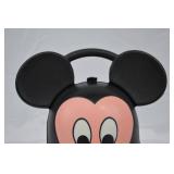 Vintage Disney Mickey Mouse Head Lunch Box w/Thermos 1989