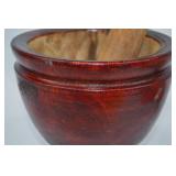 Large Thai Wooden Mortar and Pestle