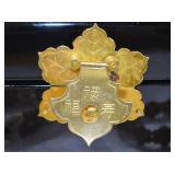 Wooden Mother of Pearl Jewelry Box with Bracelets