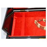 Wooden Mother of Pearl Jewelry Box with Bracelets