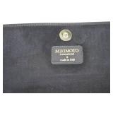 Mikimoto Leather Jewelry Case Travel Pouch Accessory Organizer