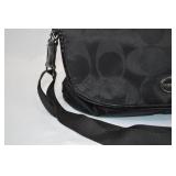 Black Coach Nylon Messenger Bag
