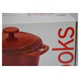 Cooks 3.5 qt Round Covered Casserole Dish