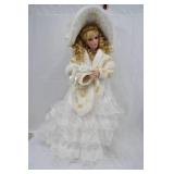 Danbury Mint Porcelain Bride Doll