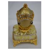Lot of Faberge Egg Replica Music Jewelry Boxes