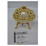 Lot of Faberge Egg Replica Music Jewelry Boxes