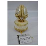 Lot of Faberge Egg Replica Music Jewelry Boxes