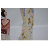 "Geisha Girls on Garden Bridge"