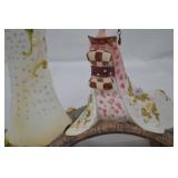 "Geisha Girls on Garden Bridge"