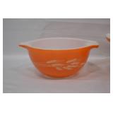 Vintage Autumn Harvest Pyrex Bowls