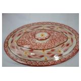Temptations by Tara Oval Casserole Dishes in Old World Pink