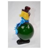 Murano Hand-Blown Glass Clown