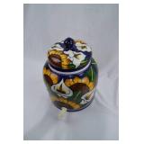 Large Ceramic Sunflower Drink Dispenser