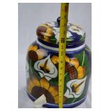 Large Ceramic Sunflower Drink Dispenser