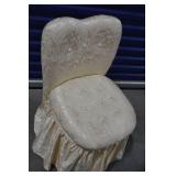 Upholstered Storage Bench and Vanity Chair