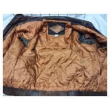 Weekends Leather Bomber Brown Jacket
