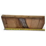 Antique Wooden Cabbage Kraut Cutter Slaw Slicer Shedder