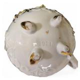 Antique 2  Tea Cups German Guilded 4 Leg