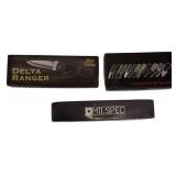 Frost Cutlery "Delta Ranger Tactical" Folding Knife | BuckShot Knife MILSPEC 50 Caliber Bullet Knife | Military & Task Force Series Knife
