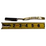 Frost Ace of Hearts Toothpick Folding Knife  & Steel Warrior Genuine Mother of Pearl Razor Pocket Knife Stainless