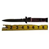 GODFATHER COLLECTION | 9" Stiletto Style Folding Knife By "Tiger"