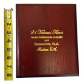 Classic Cigar Wooden Box from HC EL COROJO filled with 1979 unique matches with different Native Chiefs on them