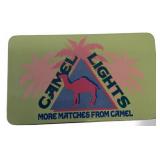 Vintage 1992 CAMEL Lights collectable tin with 50 MORE Book Matches