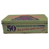 Vintage 1992 CAMEL Lights collectable tin with 50 MORE Book Matches