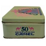 Vintage 1992 CAMEL Lights collectable tin with 50 MORE Book Matches