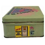 Vintage 1992 CAMEL Lights collectable tin with 50 MORE Book Matches