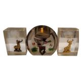 DUCKS UNLIMITED  &  Hartford Fire Insurance Company Group - 3D Dimensional Tealight candle holder / Weight