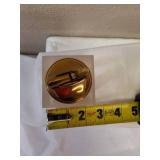 Vintage MCM Evans L&M Cigarette Pack- Lucite/Acrylic Table Lighter