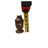 Vintage Penguin Brass and Chrome Table Lighter   by Evans Fuel