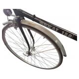 Vintage 1975 SEKAI 150 - black in color, 5-speed mountain bike.