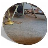 Vintage- 27"  Round  Beveled  Mirror