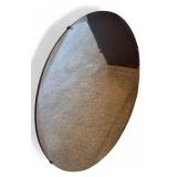 Vintage- 27"  Round  Beveled  Mirror