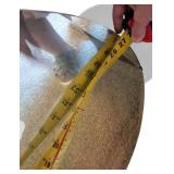 Vintage- 27"  Round  Beveled  Mirror