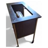 Vintage Montgomery Ward Sewing Machine Model UHT J1460 with Foot Pedal